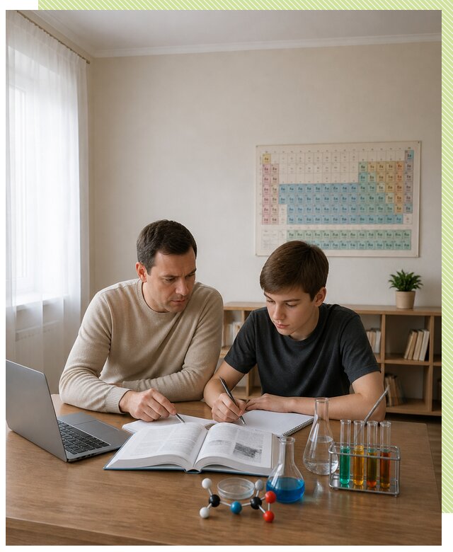 Репетитор по химии 8 класс в Угличе по цене от 1250 р. | Репетитор-Глч